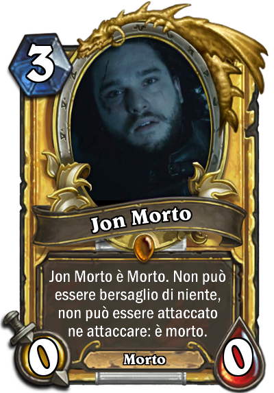Jon Morto Game of Thrones