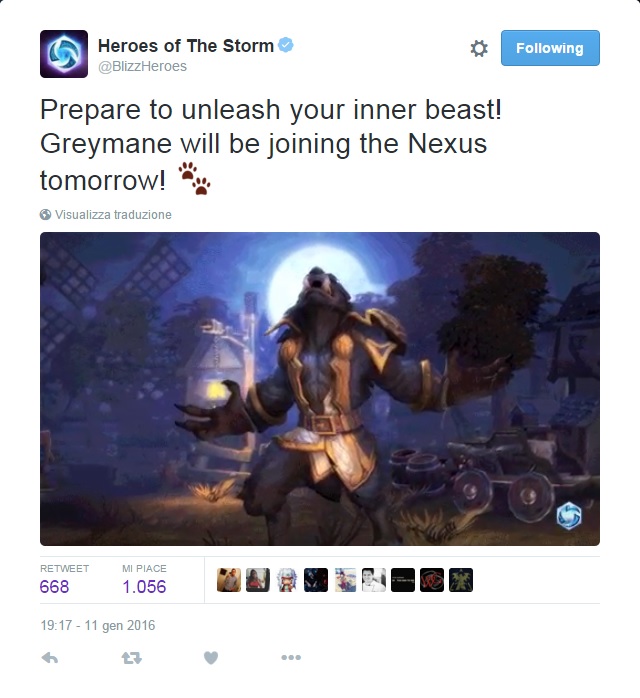 Greymane release official