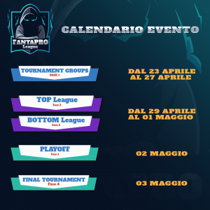 Fantapro League calendario