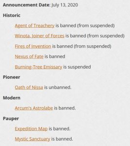 nexus of fate ban