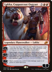 Lukka, Coppercoat Outcast in Jeskai Fires of Invention Yorion