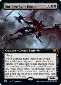 Burning-Rune Demon Full art