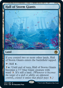 Hall of Storm Giants in Tainted Pact Combo