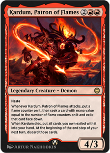 Kardum, Patron of Flames