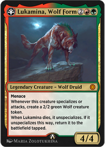 Lukamina, Wolf Form