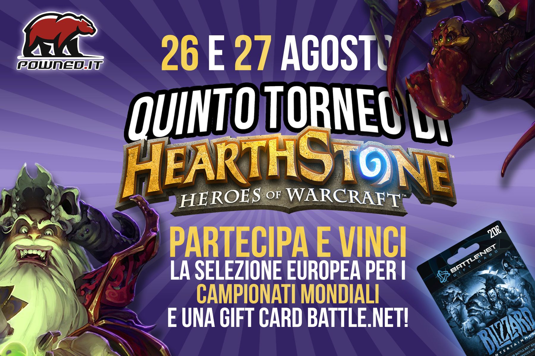Online Le Iscrizioni Del Torneo Hearthstone d’Italia!