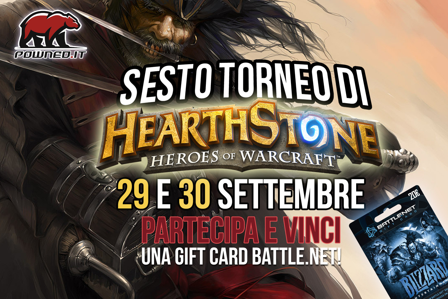 Torneo Di Hearthstone Di Settembre: Online Le Iscrizioni!!