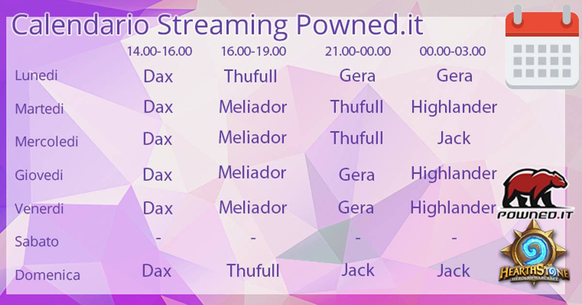 Powned Time Live: oggi Dax, Meliador, JackTorrance e Thufull in diretta!