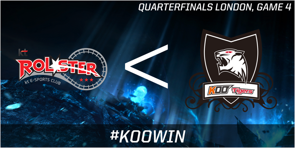 I Koo Tigers sconfiggono i KT Rolster e raggiungono i Fnatic in semifinale!