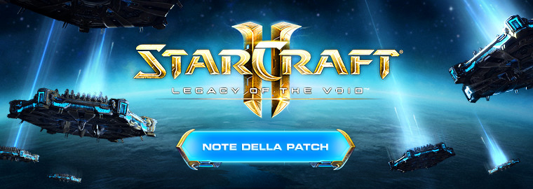 Starcraft 2: online le Note della Patch!