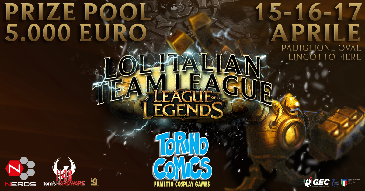LoL Italian Team League: iscrivetevi al torneo con 5000 Euro in Palio!