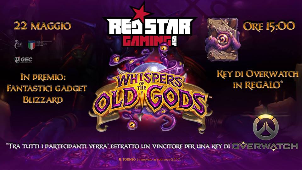 Altro evento Whispers of the Old God: Domani al RedStar di Roma!