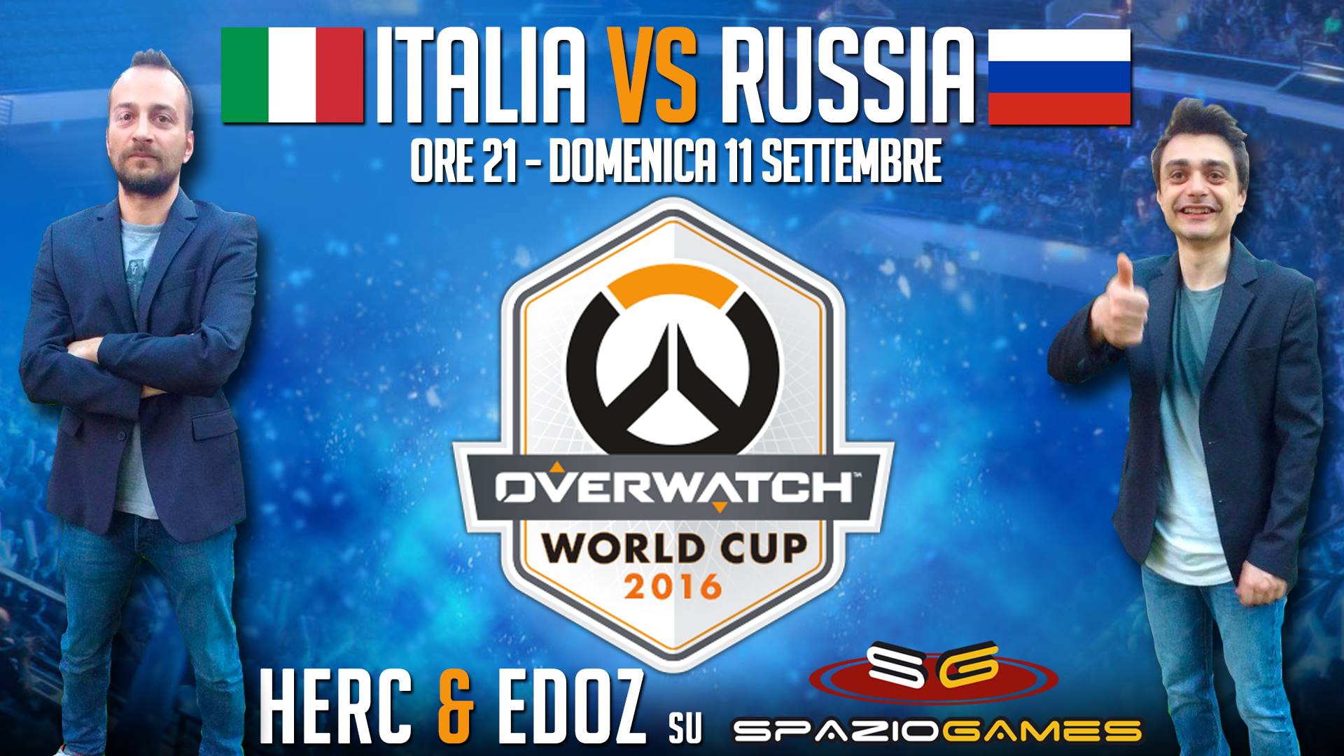 Overwatch World Cup – Italia vs Russia – Domenica alle 21!