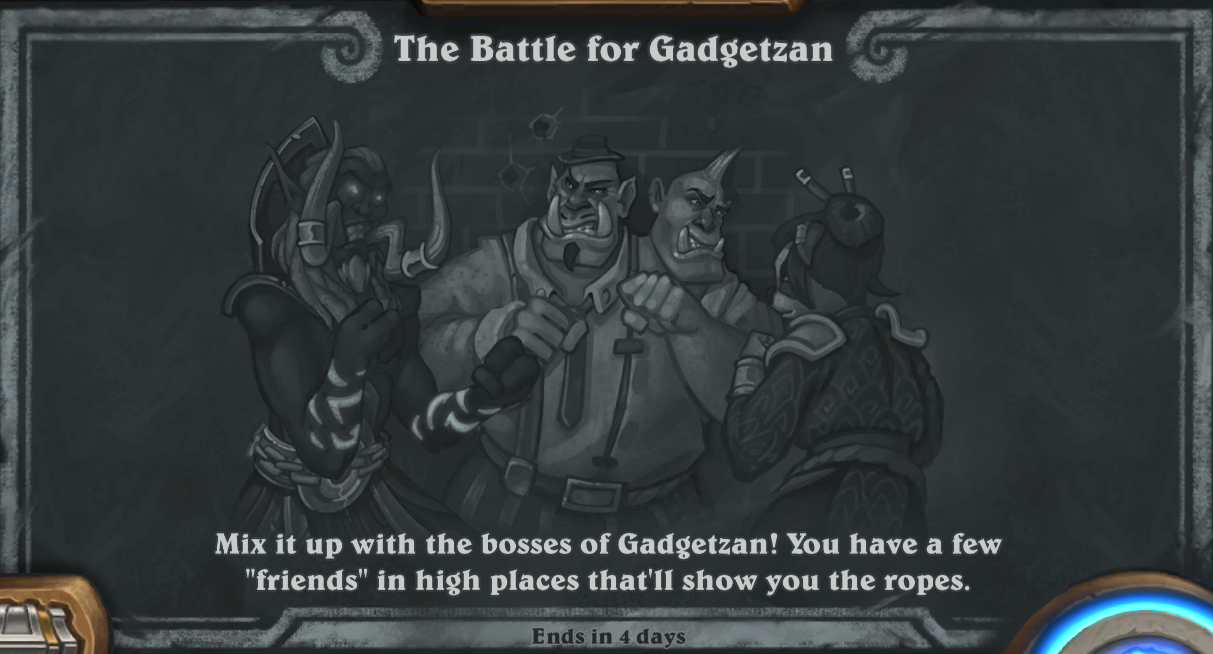The Battle for Gadgetzan: ecco la nuova rissa settimanale di Hearthstone (con video di Bloor)!