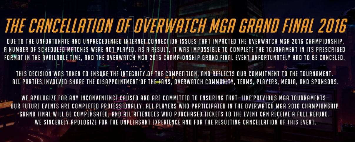 MGA MSI: l’evento conclusivo è stato cancellato!