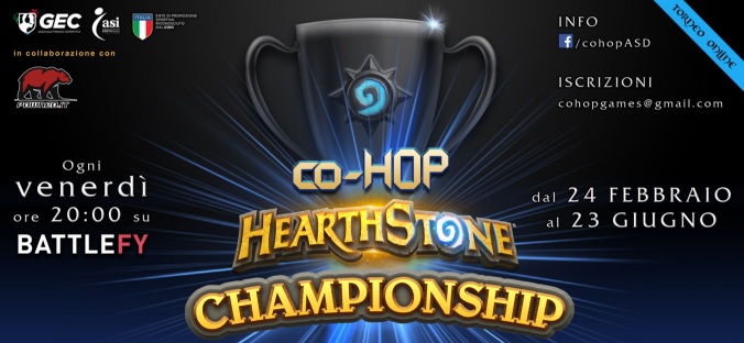 Co-Hop Hearthstone Championship: state partecipando al campionato?