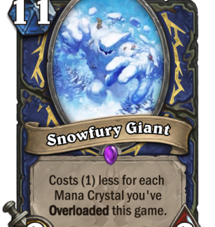 Lo shaman ha il suo gigante, ecco Snowfury Giant!