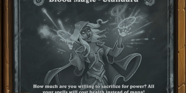 Pagare le magie in salute invece che in mana? Stasera sarà possibile con Blood Magic!