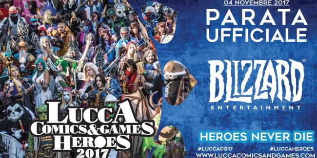 “Heroes never die!” Parata ufficiale dei Cosplay Blizzard a Lucca Comics&Games 2017