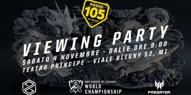 Radio 105 Viewing Party: League of Legends Worlds 2017 Finals