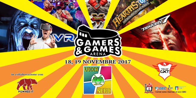 Ritorna Gamers and Games Arena – nuova fiera a Lucca per il prossimo weekend