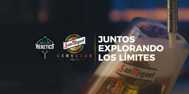 San Miguel entra negli eSports: sponsorizzerà gli Heretics!