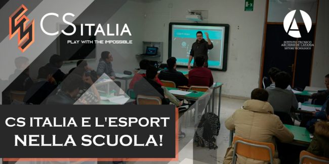 CS Italia e l’eSport nella Scuola!