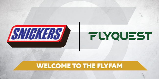 Snickers sigla un accordo con FlyQuest!