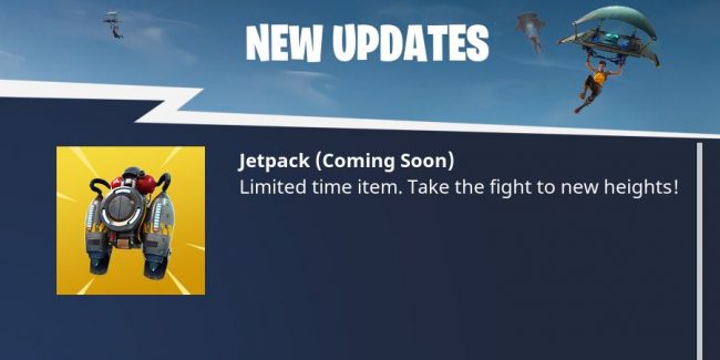 Jetpack e nuovo eroe mitico su Fortnite!