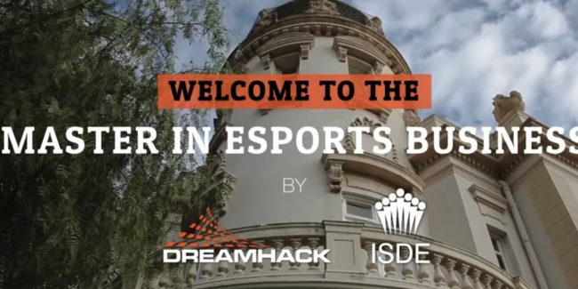 DreamHack e ISDE in collaborazione: arriva il primo master in eSport business.