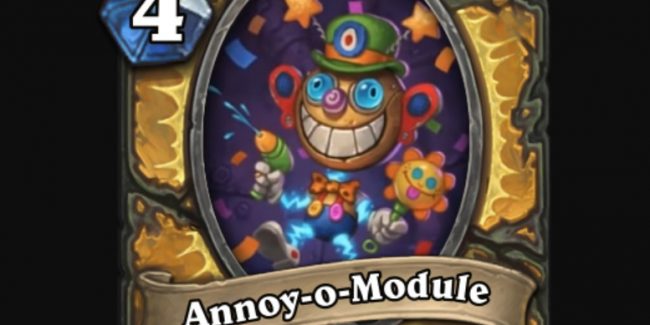 Annoy-o-Module è il primo servitore raro del Paladino!