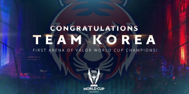 Arena of Valor World Cup: la Corea vince la prima coppa del mondo di AoV