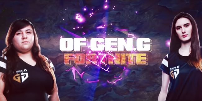 I Gen.G presentano un team di Fortnite completamente in rosa!