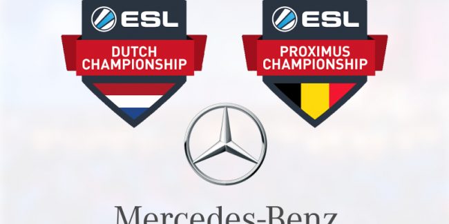 Mercedes Benz entra come sponsor nelle competizioni ESL in Olanda e Belgio