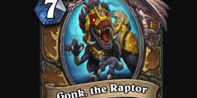 Svelate 3 nuove carte di Hearthstone: tra queste anche Gonk, il raptor leggendario!