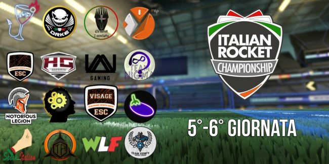 Rocket League, recap 5°-6° giornata Campionati Italiani IRC