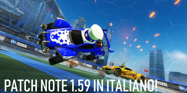 Rocket League: Patch Note 1.59 in italiano!