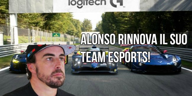 Fernando Alonso e gli Esports: presentato il suo nuovo team per il 2019