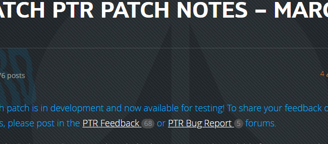 Nuova patch sul PTR di Overwatch, in arrivo tanti fix per moltissimi bug