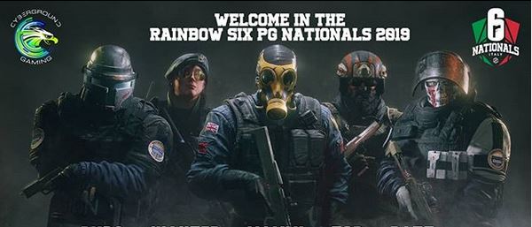 RainbowSix Siege – Cyberground Gaming Rivela il Roster che Parteciperà ai PG Nationals 2019