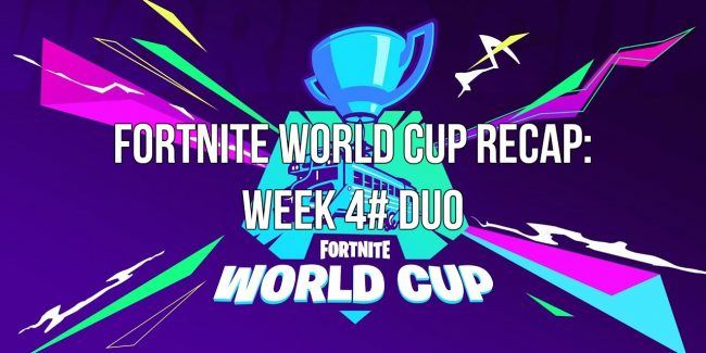 Fortnite: Recap Week 4# Coppa del Mondo