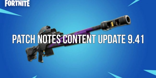 Fortnite: Patch notes italiana Content Update 9.41