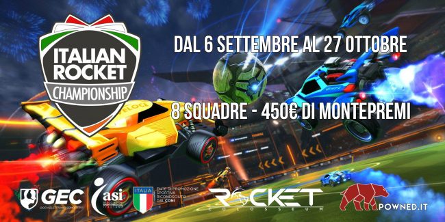 Rocket League: Oggi al via i campionati italiani!