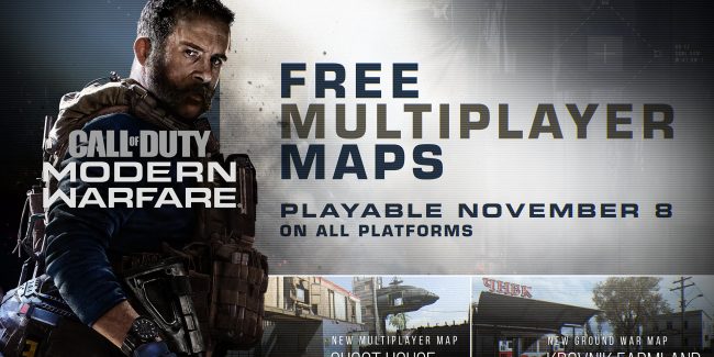 Modern Warfare: in arrivo due nuove mappe gratuite e la modalità hardpoint