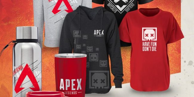 È disponibile la merce ufficiale di Apex Legends!