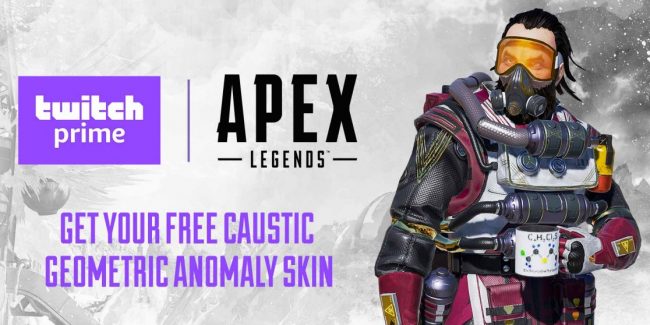 Apex Legends: disponibile la nuova skin Twitch Prime di Caustic
