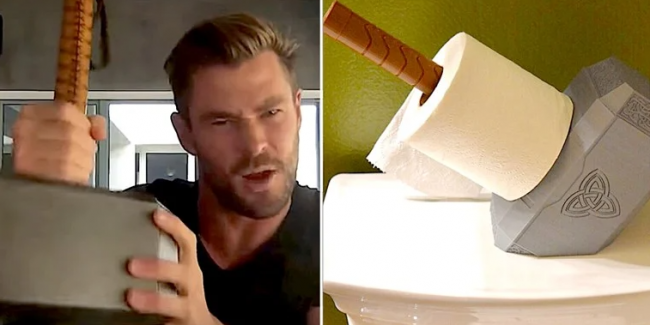 Chris Hemsworth rivela che sua moglie odia il martello di Thor