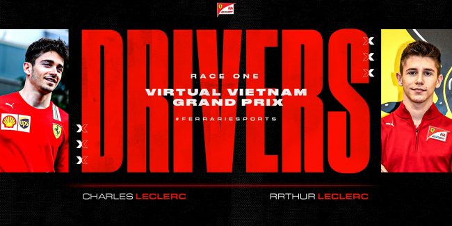 Anche LeClerc correrà nella 2° gara di F1 Esports Virtual Gran Prix