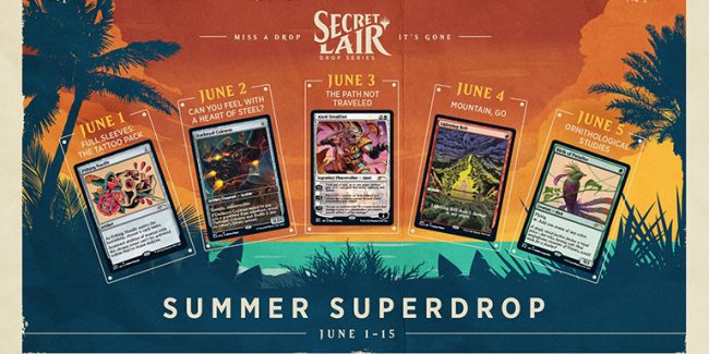 Secret Lair – Summer Superdrop: Rivelati 5 nuovi Secret Lair