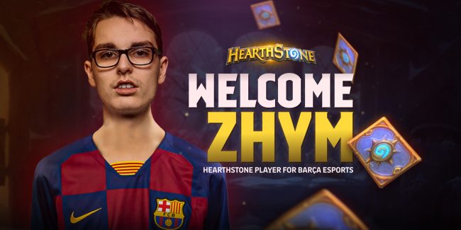Zhym firma per il Barça Esports del Barcellona!